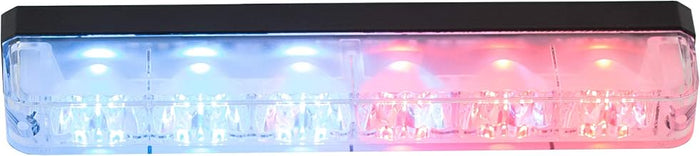 Buyers Products 8892805 5 Inch Ultra Bright Narrow Profile LED Strobe Light, Red/Blue, 6 LEDS With Synchronous And Alternating Flashing, IPX7 Rated, Emergency Light for Vehicle, Truck Accessories