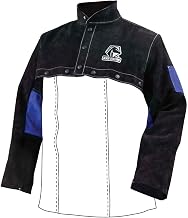 Black Stallion JL1021-BB Color Block Leather Cape Sleeves, X-Large