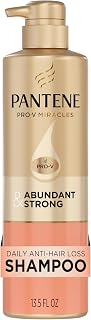 Pantene Abundant & Strong Shampoo, Strengthens Scalp's Hold on Hair Roots, 13.5 oz
