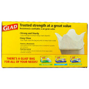 Tall Kitchen Bags 15 ea by Glad – 32 x 22 inches, 13.0 gallons, Plastic, White, Pack of 15
