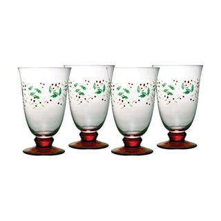 Pfaltzgraff Winterberry Water Goblets, 14 Ounces, Set of 4