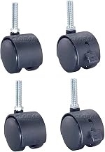 Global Industrial 2" Poly Stem Caster Set, 4 Pack