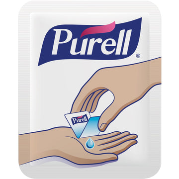 ® Singles Advanced Hand Sanitizer Individual Single-Use Packets by Purell – True, Clear, Pack of 2000, Model 9630-2M-NS
