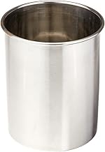 Tablecraft Products HU2 Utensil Holder, Stainless Steel Brushed