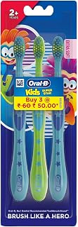 Oral-B Kids Toothbrush, Extra Soft (Pack of 3)