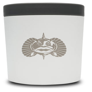 Anchor Non-Tipping Cup Holder for Boats & Paddle Boards by Toadfish – One Size, 473 milliliters, Stainless Steel, WHITE, Model TFAnchor