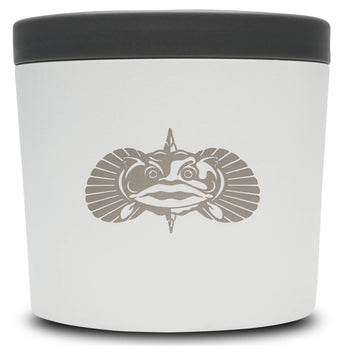 Anchor Non-Tipping Cup Holder for Boats & Paddle Boards by Toadfish – One Size, 473 milliliters, Stainless Steel, WHITE, Model TFAnchor