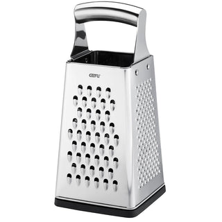 89562 Grato Square Grater by GEFU – 4.33 x 4.33 x 9.64, Stainless Steel, Stainless, Model GF24-89562