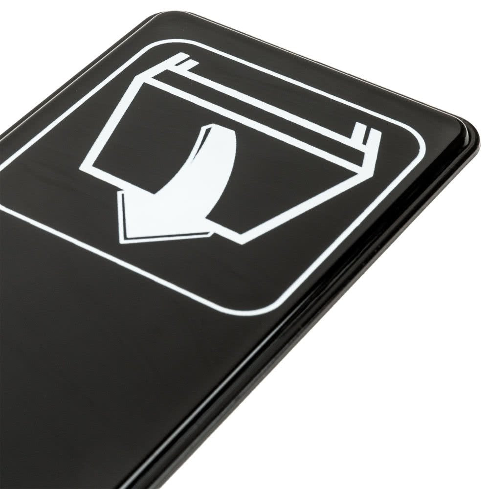 Pull Sign by Royal Industries – 3x9 inches, Plastic, "Pull", Model ROY 394503