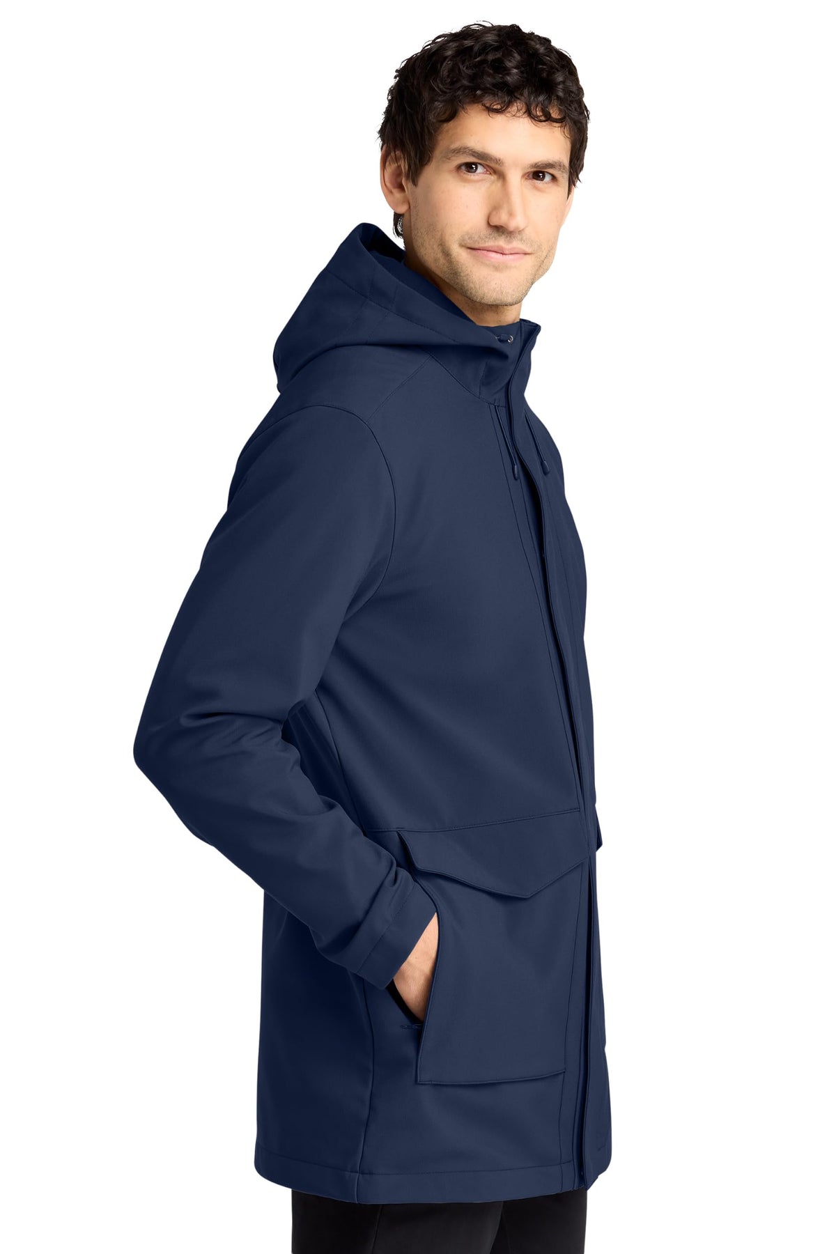 Men's Collective 3-in-1 Outer Soft Shell Parka by Port Authority – X-Large, River Blue Navy, Model J919