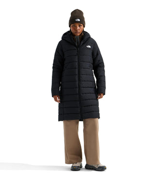 Women's Aconcagua Hooded Parka by The North Face – Medium, Polyester, Tnf Black, Model NF0A8H1A