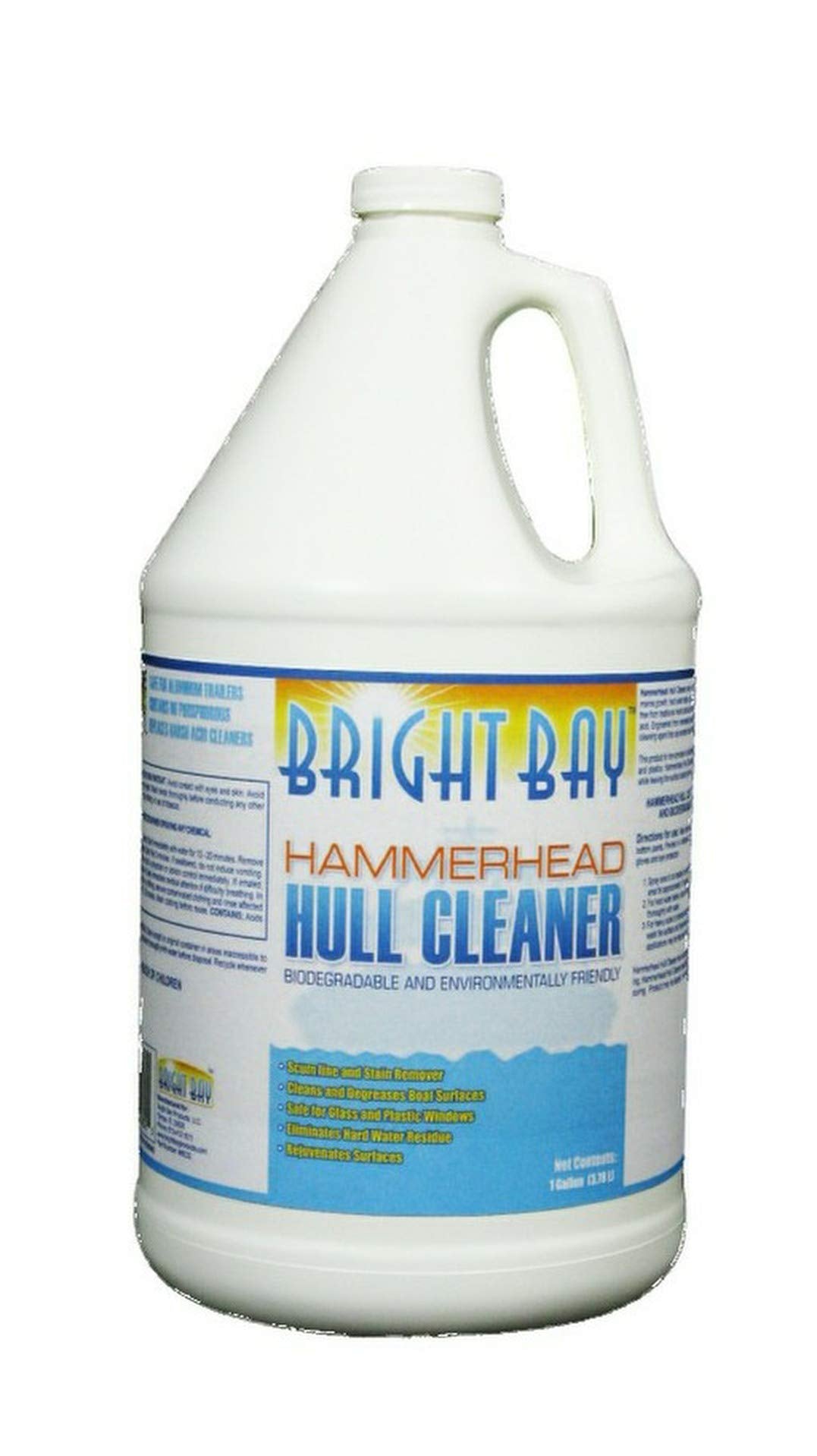 M6128, Hull Cleaner, Gallon Bottle 1/Case by HAMMERHEAD – 128 Fl Oz (Pack of 1), Model M6128B1857159