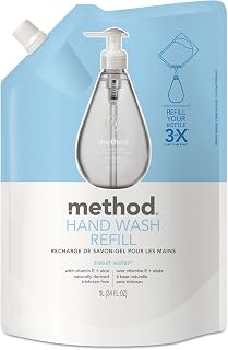 Method 00652 Gel Hand Wash Refill, Sweet Water, 34 oz Pouch