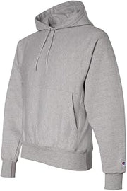 Champion 12 oz. 82/18 Reverse Weave Pullover Hood, Oxford Gray, M