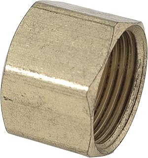 BrassCraft 61CP-4X Cap Lead-Free, 1/4-Inch, Rough Brass