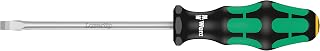 Wera 05007620001 Kraftform Plus 334 Slotted Screwdriver, Lasertip, 6mm Head, 5" Blade Length