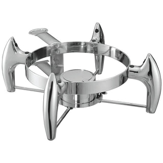 Chafer Frame Round Stainless Steel - 17" L x 12 1/4 W x 6 2/5 H by HUBERT – Stainless Steel, Silver, Model 1060F