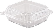 Dart ClearSeal Hinged-Lid Plastic Containers DCCC90PST1 250/pk, Transparent