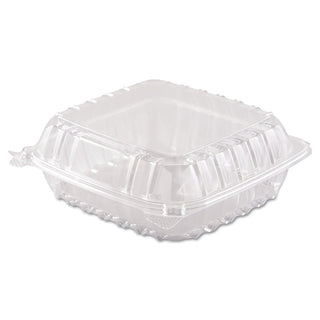 ClearSeal Hinged-Lid Plastic Containers DCCC90PST1 250/pk by DART – 250, OPS Plastic, clear