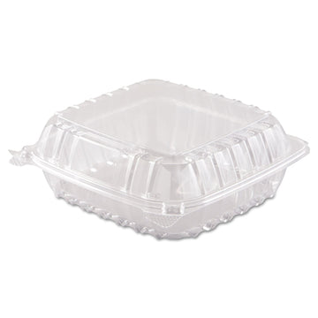 ClearSeal Hinged-Lid Plastic Containers DCCC90PST1 250/pk by DART – 250, OPS Plastic, clear