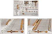 GEARWRENCH 132 Piece 1/4", 3/8" and 1/2" Drive 120XP Mechanics Tool Sets in Premium Foam Trays | GSXMTSKITA