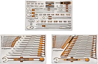 GEARWRENCH 132 Piece 1/4", 3/8" and 1/2" Drive 120XP Mechanics Tool Sets in Premium Foam Trays | GSXMTSKITA