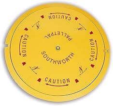 Southworth Low-Profile Disc Turntable - 4000-Lb. Capacity - Yellow