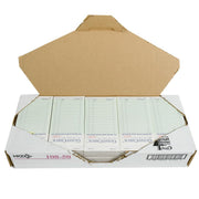 Company Carbonless Guest Check Paper - 2 Part Green by National Checking – Green, Pack of 2500, Model 108-50