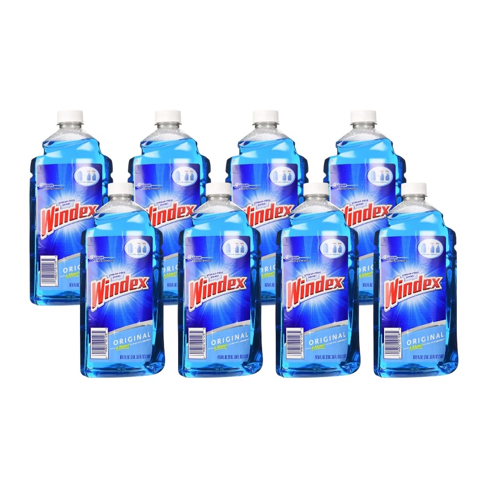Windex 67.6 Fl Oz (Pack of 8) / 8 Glass Cleaners