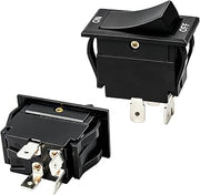 0808-116-K Rocker Switch Compatible with CRES-Cor Equipment (2PCS) | On/Off Rocker Switch 4PIN Replace 0808-103-1(20A 125/250V)