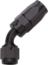 Reusable Hose End Black 45 Deg Elbow -16