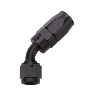 Reusable Hose End Black 45 Deg Elbow by Allstar Performance – Black, Model ALL49333