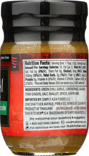 PASTE CURRY GREEN by Thai Kitchen – 0.33 Fl Oz (Pack of 12), Pack of 96