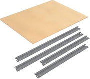 Global Industrial Additional Level For 48"W x 48"D High Capacity Rack Wood Deck, Gray