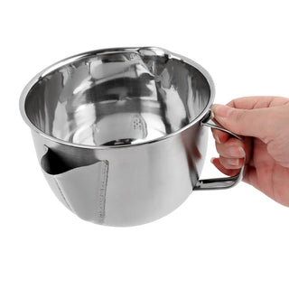 Calidaka Stainless Steel Fat Separator, 1000ml Capacity, Silver