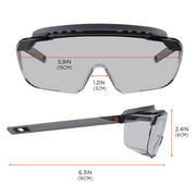 Ergodyne In/Outdoor Lens / One Size / In/Outdoor Lens Matte Black Frame Safety Glasses
