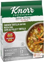 Knorr Professional Chicken Tortilla Soup Mix Pouches, 14.4 Oz, 4 Pack | No Added MSG, 0g Trans Fat, 64 Average Servings Per Case, Just Add Water, Whisk & Heat, for Soup Service