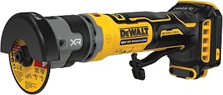 DEWALT 18V XR Brushless Compact Cutting Grinder 76 mm for Fast, Precise Cutting, Device Only, DCG430N-XJ