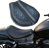 Motorcycle Mesh Seat Cushion for Kawasaki Vulcan 2000 Classic | Upgraded 3D honeycomb mesh disperses body weight during long highway rides featuring a high elastic shock absorbing core