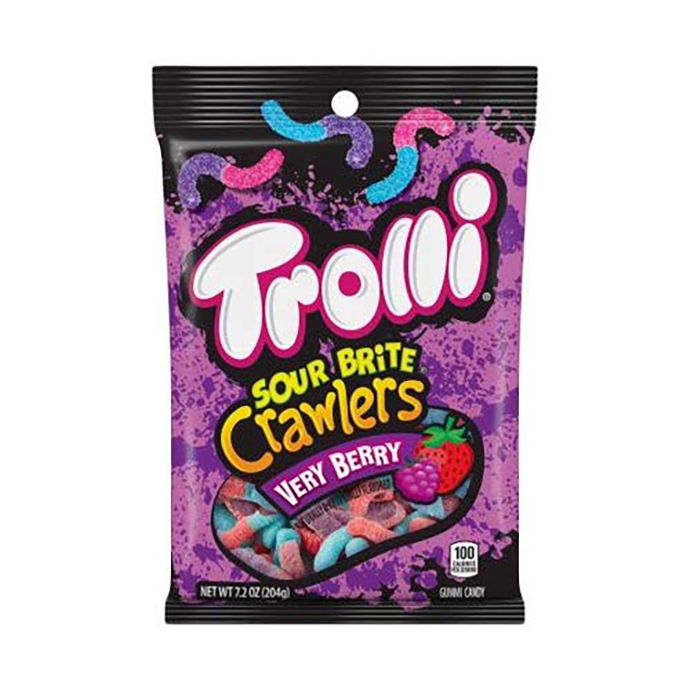 Trolli Candy / 7.2 Ounce (Pack of 8) / Blue Gummy Candy