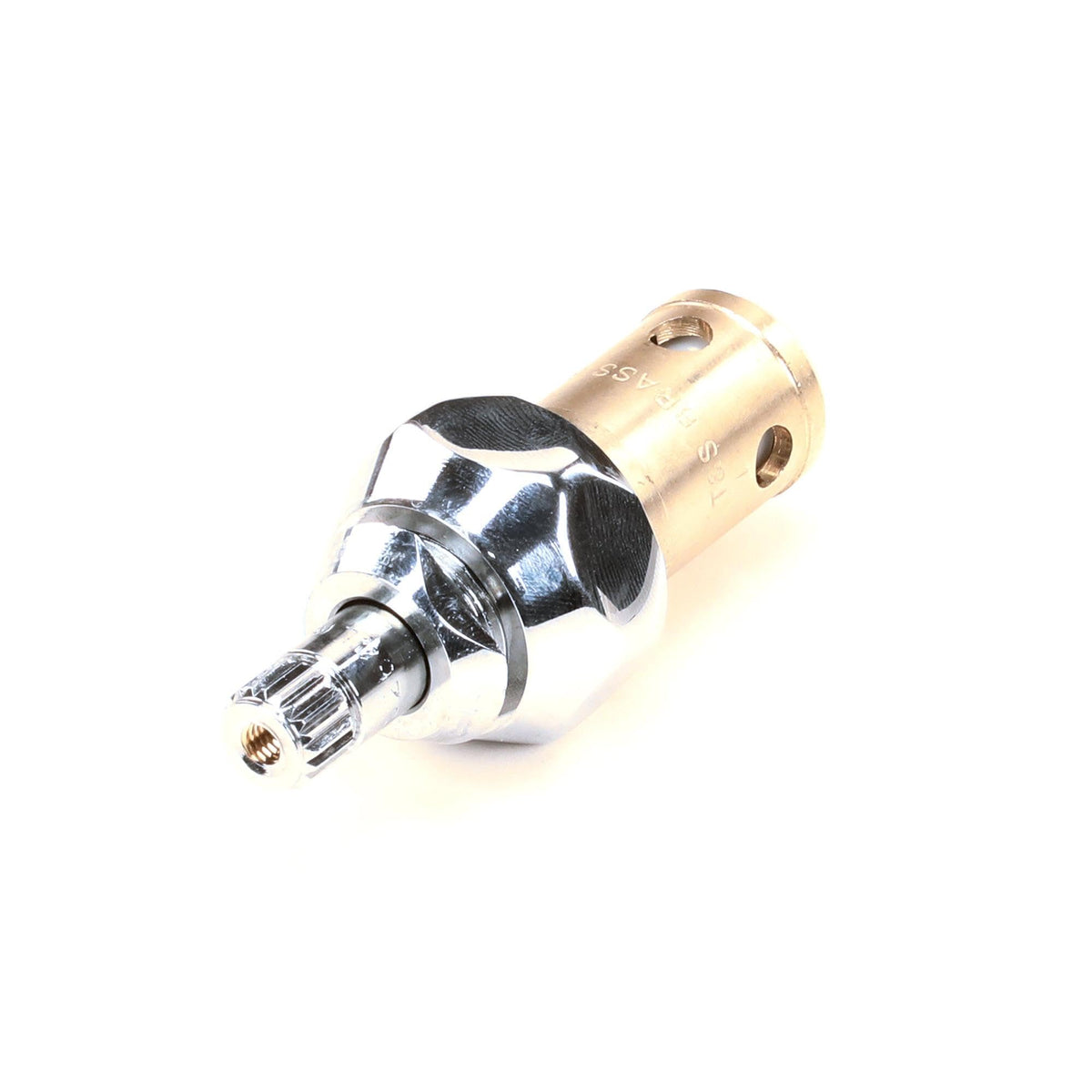 Quarter-Turn Eterna Cartridge - RTC with Spring Check, Chrome by T&S Brass – Brass, Chrome, Model 012443-40NS