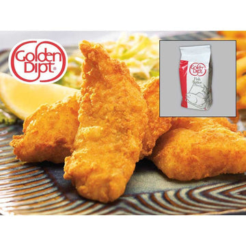 Fish Batter 6 Per Case 5 Pound Each by Golden Dipt – Pack of 6