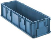 Orbis Stakpak Plastic Long Stacking Container, 48 x 15 x 10-3/4, Blue