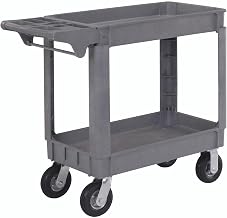 Global Industrial General Purpose Utility Cart 2 Shelves 40"L x 17"W x 35"H