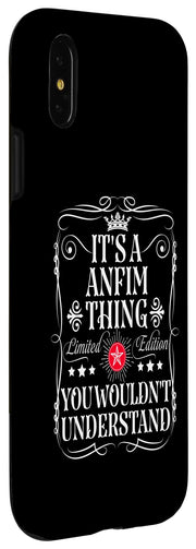 iPhone X/XS Anfim Name Its A Anfim Thing You Wouldn't Understand Case by Funny Vintage Anfim Name T-Shirts And Gifts – Polycarbonate