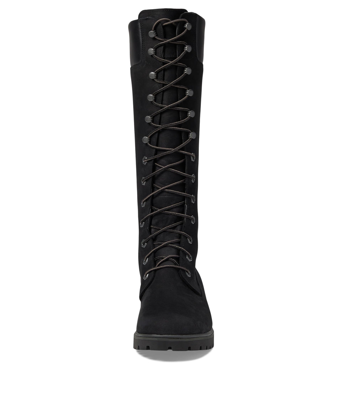 Women's Premium 14-Inch Waterproof Boot by Timberland – 7, Leather, Black Nubuck V1