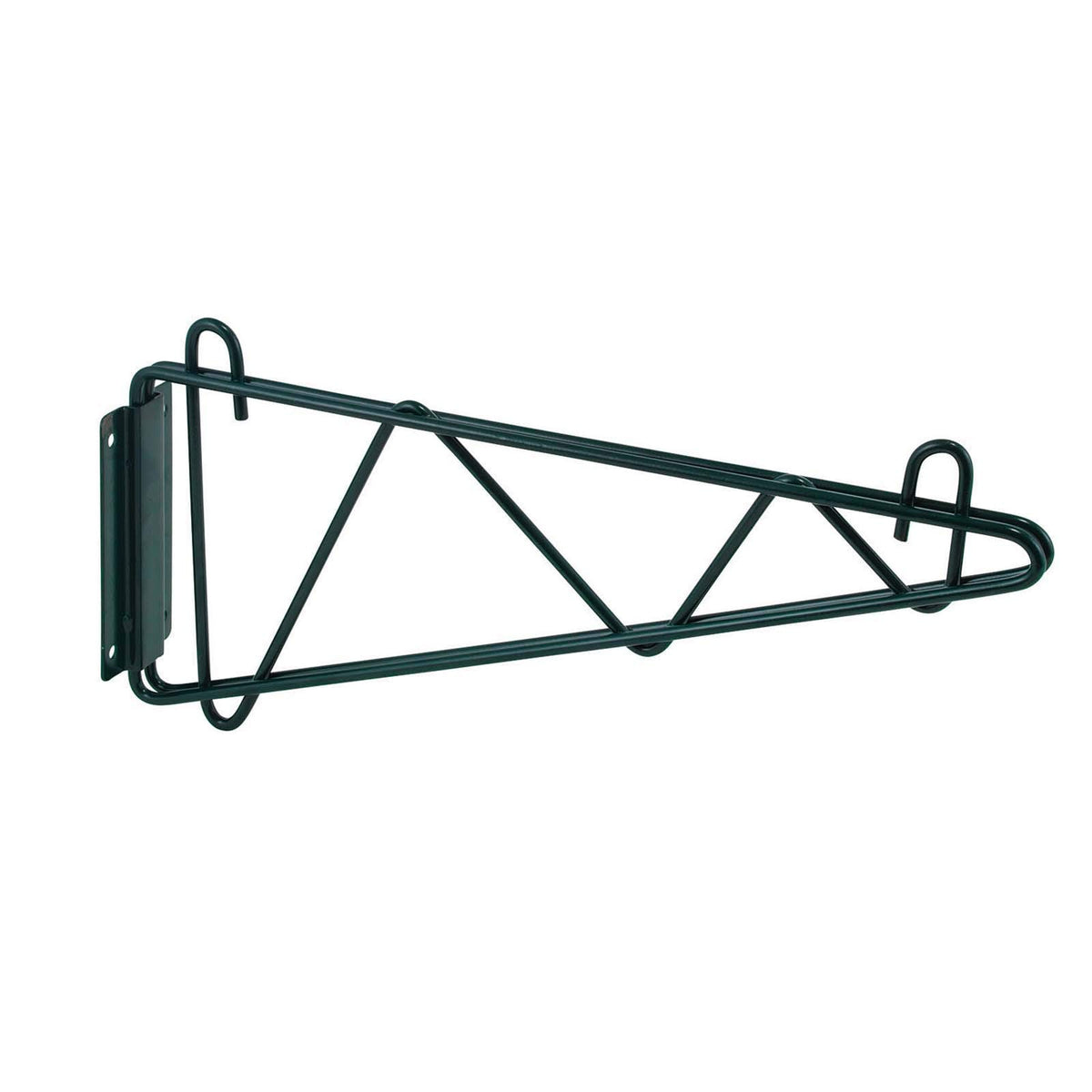 21' Wire Shelf Wall Mounting Brackets [Pack of 2] by Winco – Epoxy, Silver, Pack of 2, Model VEXB-21