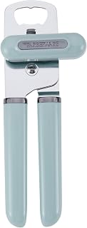 Farberware Pro Can Opener and Bottle Opener, Manual Can Opener with Ergonomic Handle and Easy-Turn Knob, Dishwasher Safe, Blue Haze