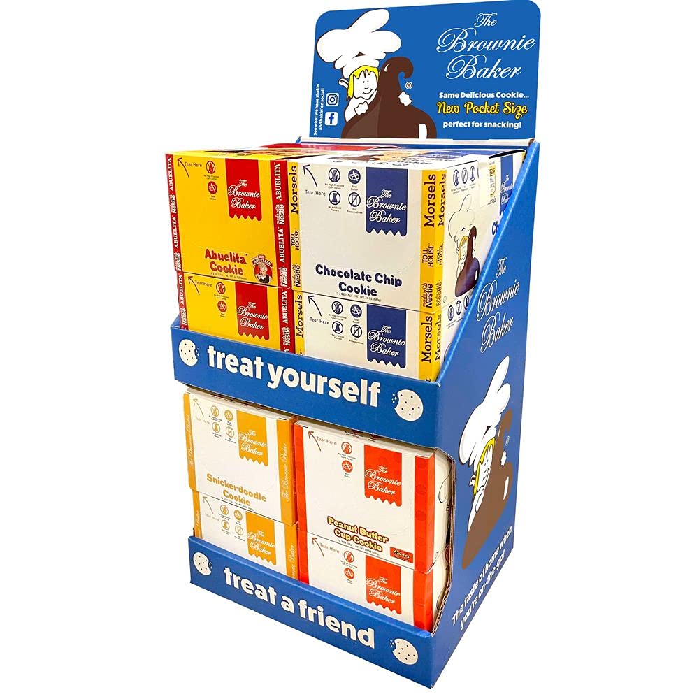 The Assorted Cookie - Shipper - 96 per case. by Brownie Baker – Pack of 96