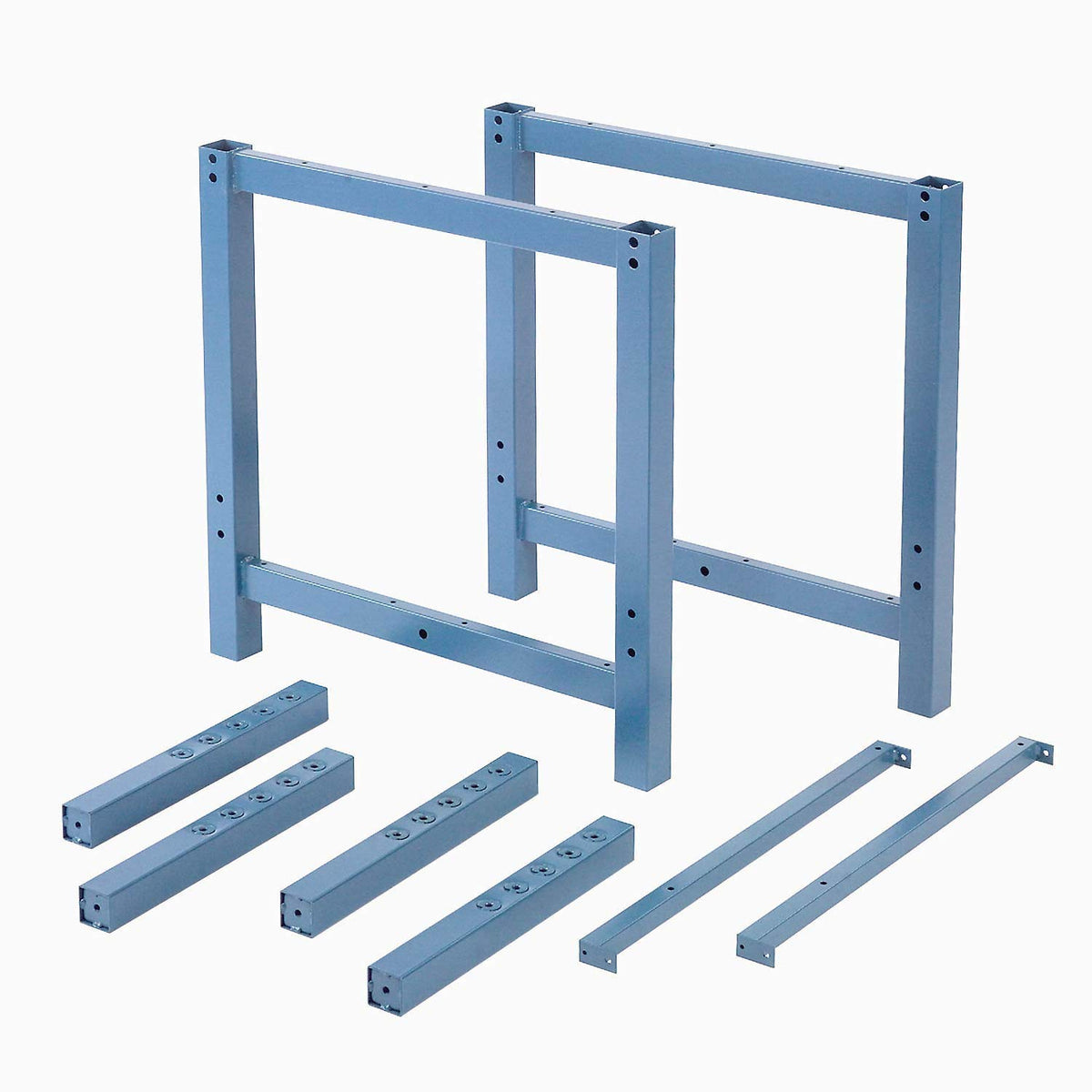 Workbench Frame-Blue by Global Industrial – 27.56"L x 57.63"W x 4.5"H, Steel, Blue, Model 249602BL